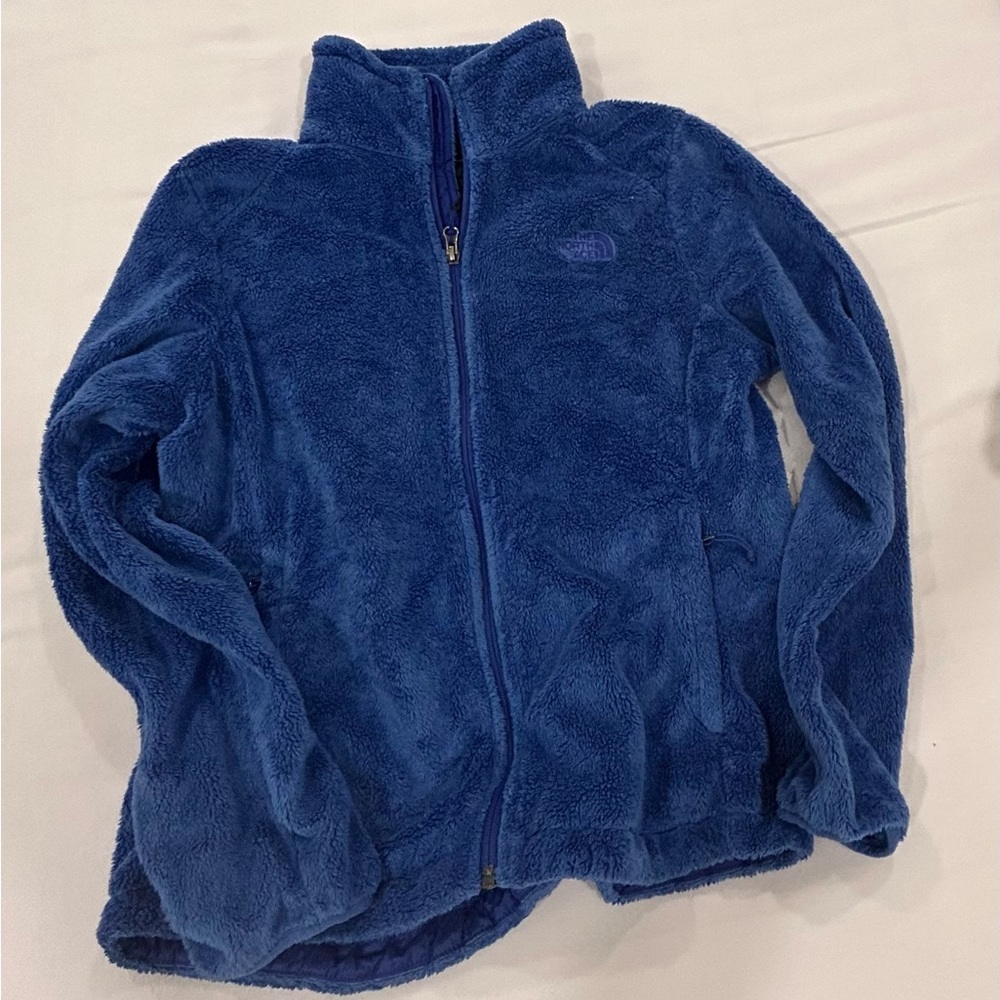 Beautiful zip-front Northface winter fleece with hood!